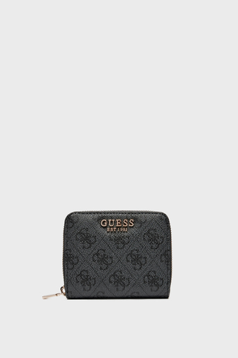 Guess Eco Erica Logo Basılı Fermuarlı SWSG9510137 Bayan Cüzdan SWSG95 10137 CLO ANTRASİT - 1