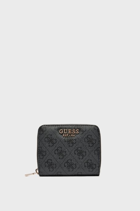 Guess Eco Erica Logo Basılı Fermuarlı SWSG9510137 Bayan Cüzdan SWSG95 10137 CLO ANTRASİT - 1