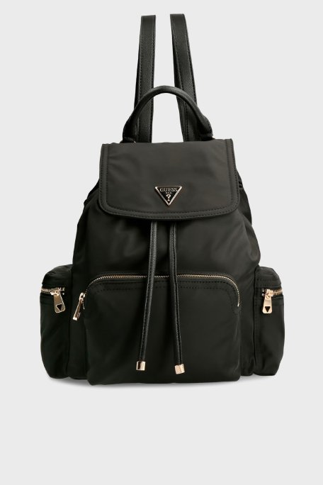 Guess Eco Gemma Logolu Ayarlanabilir Omuz Askılı HWEYG839532 Bayan Sırt Çantası HWEYG8 39532 BLA SİYAH - 1