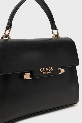 Guess Eco Logolu Çıkarılabilir Askılı HWEVG964120 Bayan Çanta HWEVG9 64120 BLA SİYAH - 4