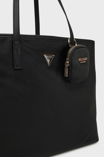 Guess Eco Portföylü Çift Tutma Saplı Büyük HWEYG839525 Bayan Çanta HWEYG8 39525 BLA SİYAH - 5