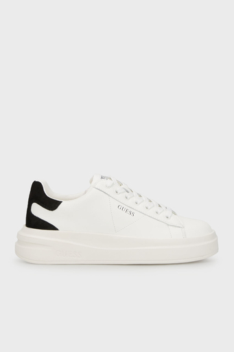 Guess Elbina Deri Sneaker FLPVIBSUE12WHIBK Bayan Ayakkabı FLPVIB SUE12 WHIBK BEYAZ-SİYAH - 1