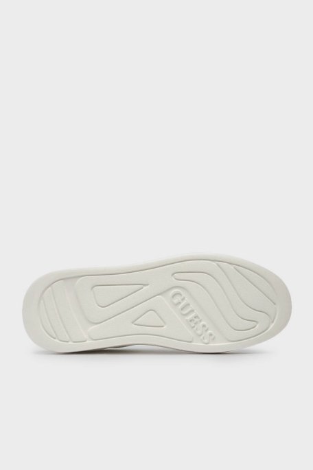 Guess Elbina Hakiki Deri Sneaker FLJELBFAL12 Bayan Ayakkabı FLJELB FAL12 WHBEI BEYAZ-BEJ - 4