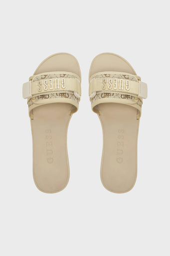 Guess Elyze 4G Logolu FLJELYLEL19 Bayan Terlik FLJELY LEL19 GOLD GOLD - 3