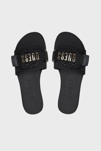 Guess Elyze Logolu FLGEL3ELE19 Bayan Terlik FLGEL3 ELE19 BLACK SİYAH - 3
