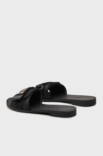 Guess Elyze Logolu FLGEL3ELE19 Bayan Terlik FLGEL3 ELE19 BLACK SİYAH - 5