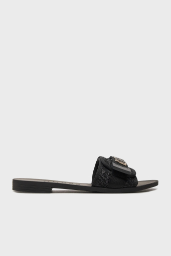Guess Elyze Logolu FLGEL3ELE19 Bayan Terlik FLGEL3 ELE19 BLACK SİYAH - 7