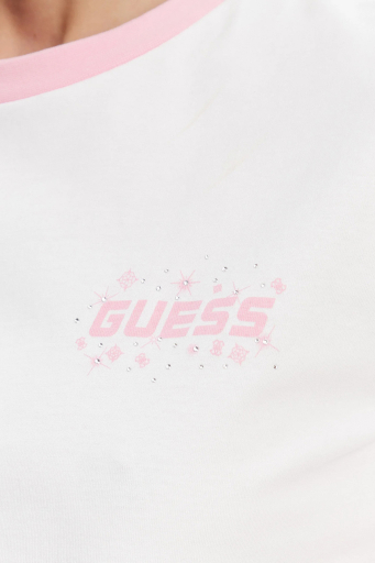 Guess Fresisa % 100 Pamuk Regular Fit Logolu V5GI11I3Z14 Bayan T Shirt V5GI11 I3Z14 G011 BEYAZ - 10