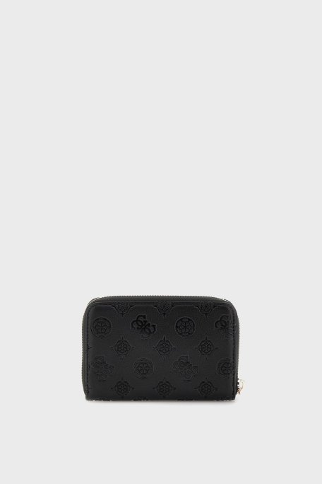 Guess Gerty 4G Şakayık Logolu Fermuarlı SWPD9529140 Bayan Cüzdan SWPD95 29140 BLA SİYAH - 2