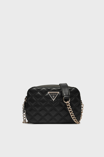 Guess Giully Logolu Kapitoneli Zincir Askılı HWQG8748140 Bayan Çanta HWQG87 48140 BLA SİYAH - 3