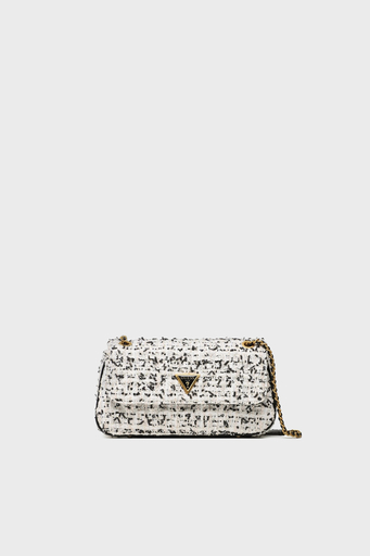 Guess Giully Logolu Omuz Askılı Bayan Çanta HWTC8748780 CUU BEYAZ - 1
