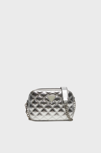 Guess Giully Logolu Omuz Askılı HWQV874814 Bayan Çanta HWQV87 48140 SIL GÜMÜŞ - 3
