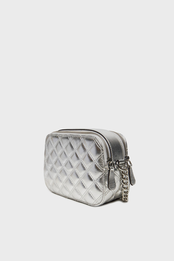 Guess Giully Logolu Omuz Askılı HWQV874814 Bayan Çanta HWQV87 48140 SIL GÜMÜŞ - 5