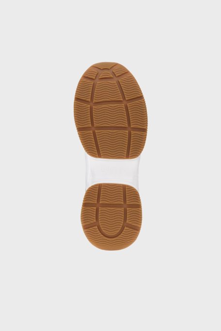 Guess Hapyy 4G Logolu Kalın Tabanlı Sneaker FLPHAPFAL12 Bayan Ayakkabı FLPHAP FAL12 WHIBR BEYAZ - 10
