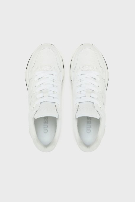 Guess Hapyy 4G Logolu Kalın Tabanlı Sneaker FLPHAPFAL12 Bayan Ayakkabı FLPHAP FAL12 WHITE BEYAZ - 10