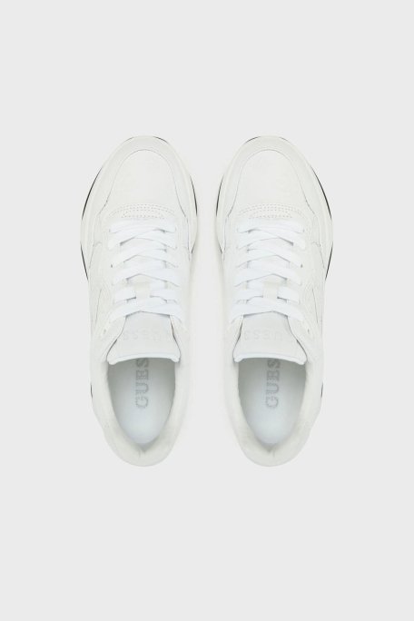 Guess Hapyy 4G Logolu Kalın Tabanlı Sneaker FLPHAPFAL12 Bayan Ayakkabı FLPHAP FAL12 WHITE BEYAZ - 13