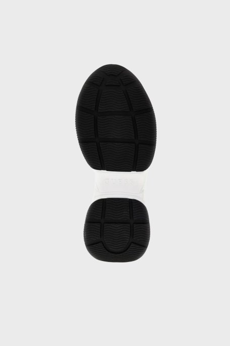 Guess Hapyy Deri Karışımlı Kalın Tabanlı Logolu Sneaker FLPHAPLEL12 Bayan Ayakkabı FLPHAP LEL12 SILVE GÜMÜŞ - 10