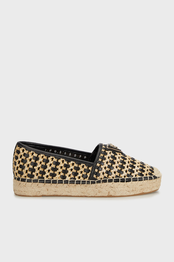 Guess Jolandon Logolu Hasır FLJDNNFAB14 Bayan Espadril FLJDNN FAB14 BLACK SİYAH - 1