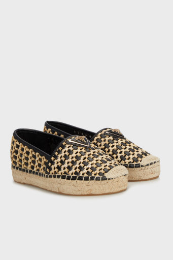 Guess Jolandon Logolu Hasır FLJDNNFAB14 Bayan Espadril FLJDNN FAB14 BLACK SİYAH - 7