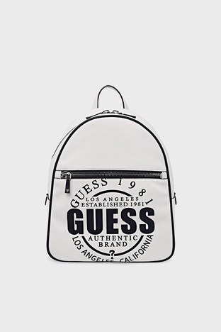 Guess - Guess Logo Baskılı Kalipso Bayan Çanta HWWY8110330 WML BEYAZ