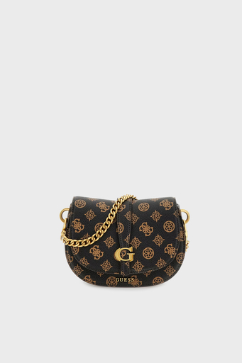 Guess Kuba Logolu Ayarlanabilir Omuz Askılı HWPA9329780 Bayan Çanta HWPA93 29780 MLO KAHVE - 1