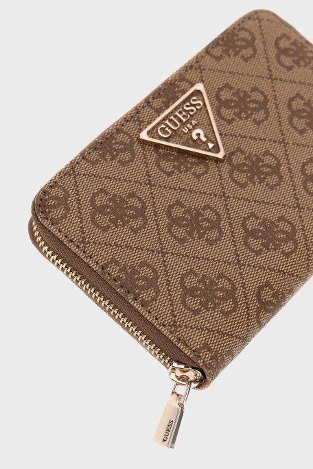 Guess Laruel 4G Logolu Fermuarlı SWSG8500140 Bayan Cüzdan SWSG85 00140 LTL KAHVE - 3