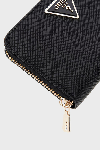 Guess Laruel Logolu Fermuarlı SWZG8500140 Bayan Cüzdan SWZG85 00140 BLA SİYAH - 4