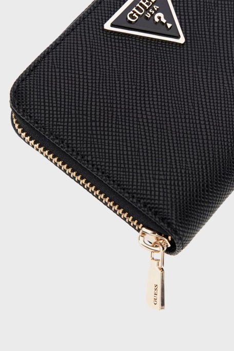 Guess Laruel Logolu Fermuarlı SWZG8500140 Bayan Cüzdan SWZG85 00140 BLA SİYAH - 4