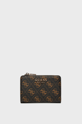 Guess Laruel Tamamı 4G Logolu SWQE8500156 Bayan Cüzdan SWQE85 00156 BNL SİYAH-KAHVE - 1
