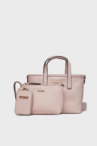 Guess Latona Çıkarılabilir Uzatma Askılı HWBG92 11750 Bayan Çanta HWBG9211750 LTR PEMBE - 1