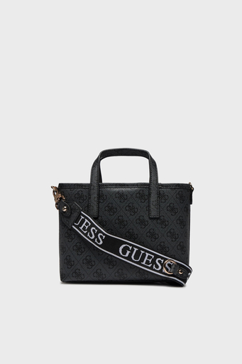 Guess Latona İç Bölmeli Mini Cüzdanlı Çıkarılabilir Uzatma Askılı HWSG9211750CLO Bayan Çanta HWSG9211750 CLO ANTRASİT - 3