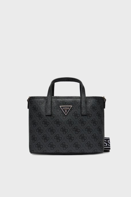 Guess Latona İç Bölmeli Mini Cüzdanlı Çıkarılabilir Uzatma Askılı HWSG9211750CLO Bayan Çanta HWSG9211750 CLO ANTRASİT - 5