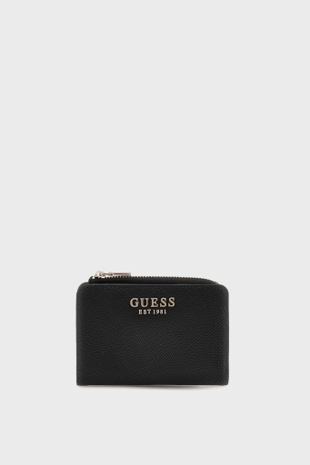Guess Laurel Logolu Fermuarlı SWZG8500156 Bayan Cüzdan SWZG85 00156 BLA SİYAH - 1