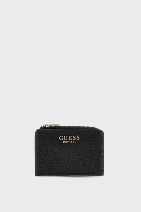 Guess Laurel Logolu Fermuarlı SWZG8500156 Bayan Cüzdan SWZG85 00156 BLA SİYAH - 1