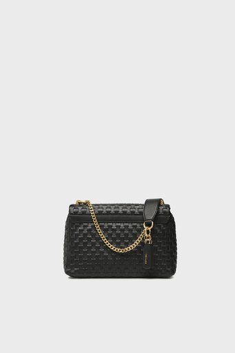 Guess Lisbet Zincir Detaylı Omuz Askılı Bayan Çanta HWWA8774210 BLA SİYAH - 5