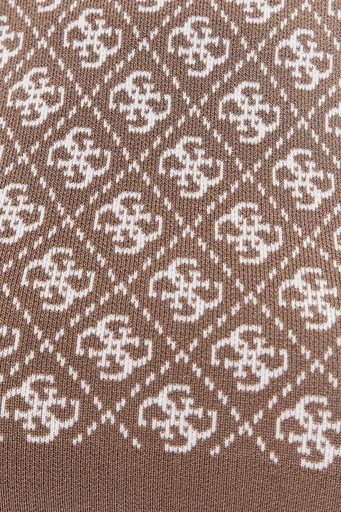 Guess Lise 4G Slim Fit Yarım Balıkçı Yaka Bayan Kazak W3BR81Z37K0 F1MY BEJ - 5