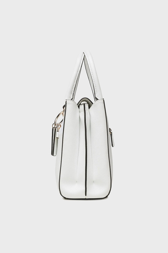 Guess Logolu Ayarlanabilir ve Çıkarılabilir Omuz Askılı Noelle Bayan Çanta HWZG7879060 WHI BEYAZ - 4