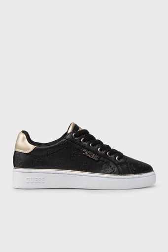 Guess Logolu Beckie Sneaker Bayan Ayakkabı FL5BEKFAL12 BLKBL SİYAH - 1