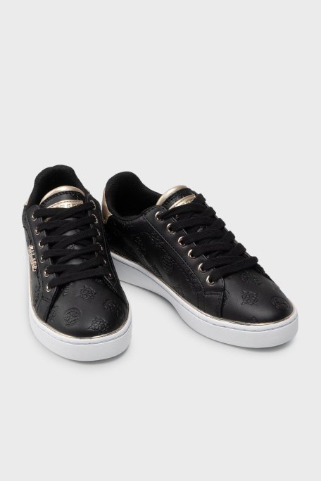 Guess Logolu Beckie Sneaker Bayan Ayakkabı FL5BEKFAL12 BLKBL SİYAH - 2