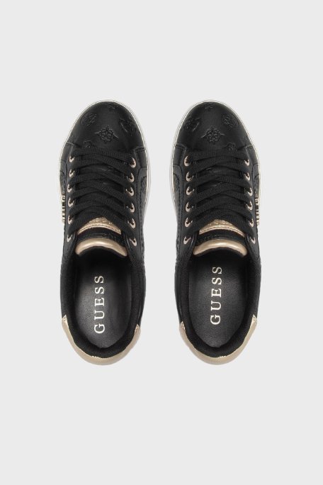 Guess Logolu Beckie Sneaker Bayan Ayakkabı FL5BEKFAL12 BLKBL SİYAH - 5