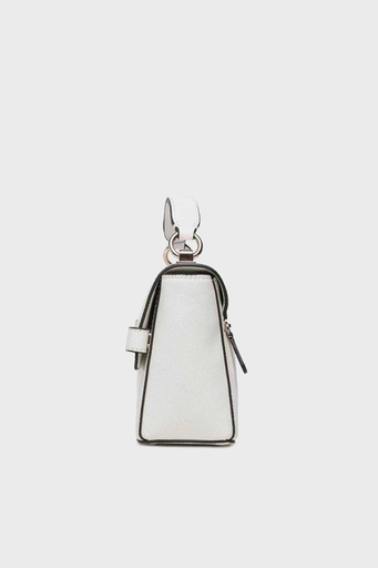 Guess Logolu Çıkarılabilir Omuz Askılı Matilde Bayan Çanta HWVG8755200 WHI BEYAZ - 2
