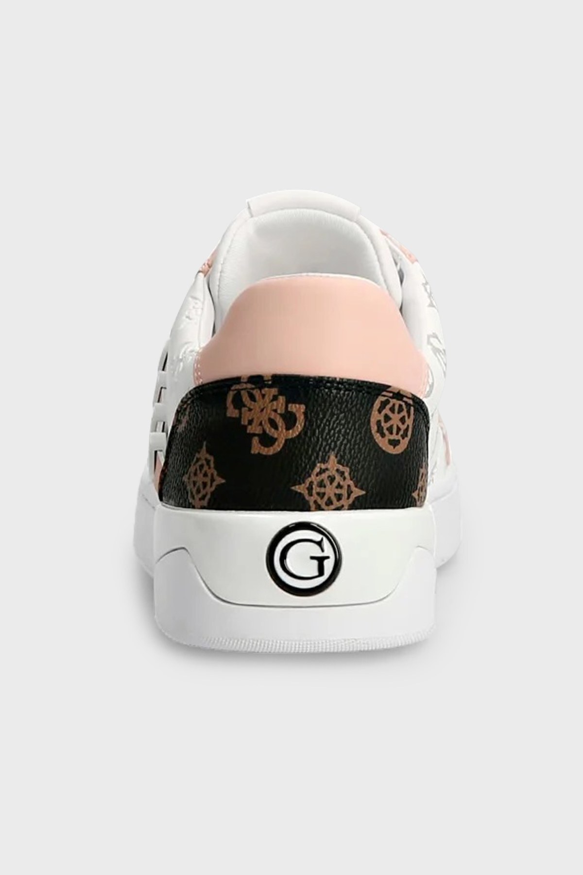 Guess Logolu Roxo Sneaker Bayan Ayakkabı FL5RXO FAL12 WHIPI PEMBE-BEYAZ