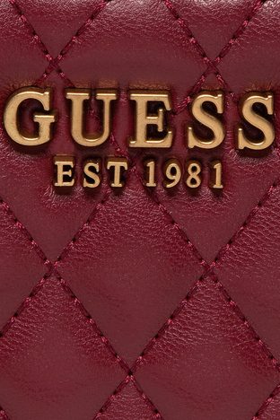 Guess - Guess Logolu Zincir Askı Detaylı Kapitone Maila Bayan Çanta HWQB8661140 MER BORDO (1)
