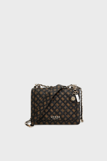 Guess Logolu Zincir Askılı Abey Bayan Çanta HWPG8558190 MLO SİYAH - 1