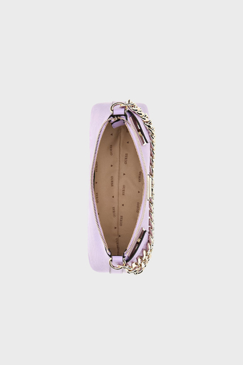 Guess Logolu Zincir Detaylı Çıkarılabilir Askılı Matilde Bayan Çanta HWVG8755120 LAV LİLA - 5
