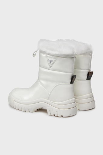 Guess Lolita2 Logolu Parlak Bayan Bot FL8LO2 PAT10 WHITE BEYAZ - 3