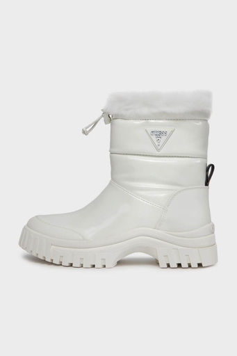 Guess Lolita2 Logolu Parlak Bayan Bot FL8LO2 PAT10 WHITE BEYAZ - 4