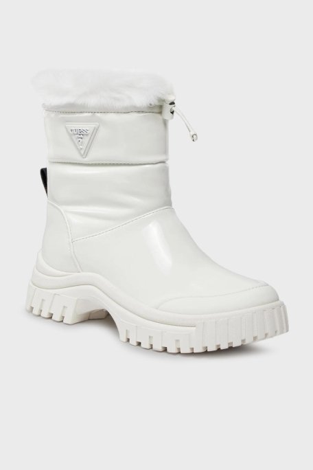 Guess Lolita2 Logolu Parlak Bayan Bot FL8LO2 PAT10 WHITE BEYAZ - 2