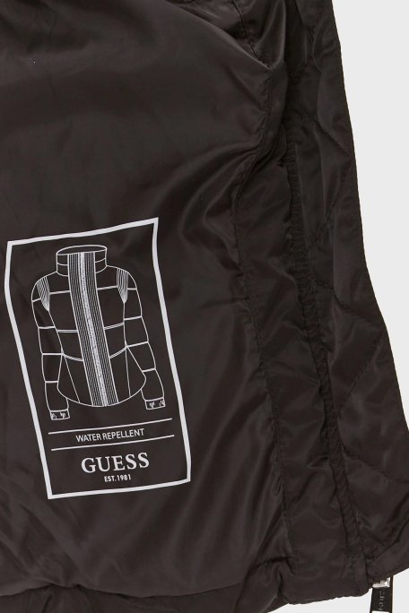 Guess Lucia Suya Dayanıklı Bel Çantalı Saten Bayan Mont W3BL19WEX12 JBLK SİYAH - 5