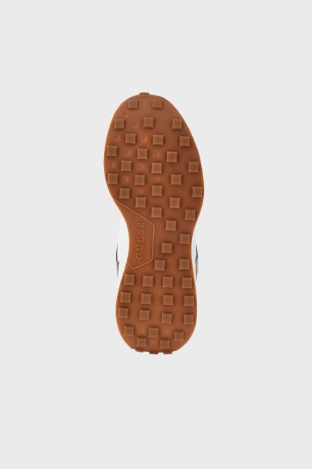 Guess Luckei 4G Logolu Süet Detaylı Sneaker FLPLUCPEL12 Bayan Ayakkabı FLPLUC PEL12 WHIBR BEYAZ-KAHVE - 10